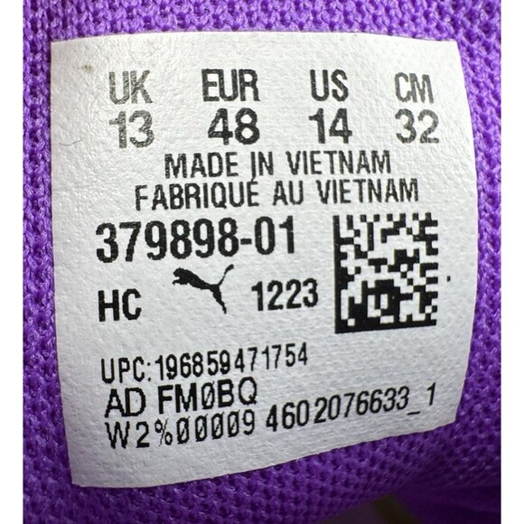 Puma LaMelo Ball MB.03 Spark Size 14 Basketball Sneaker Shoe Cosmic Slime New - Picture 8 of 9